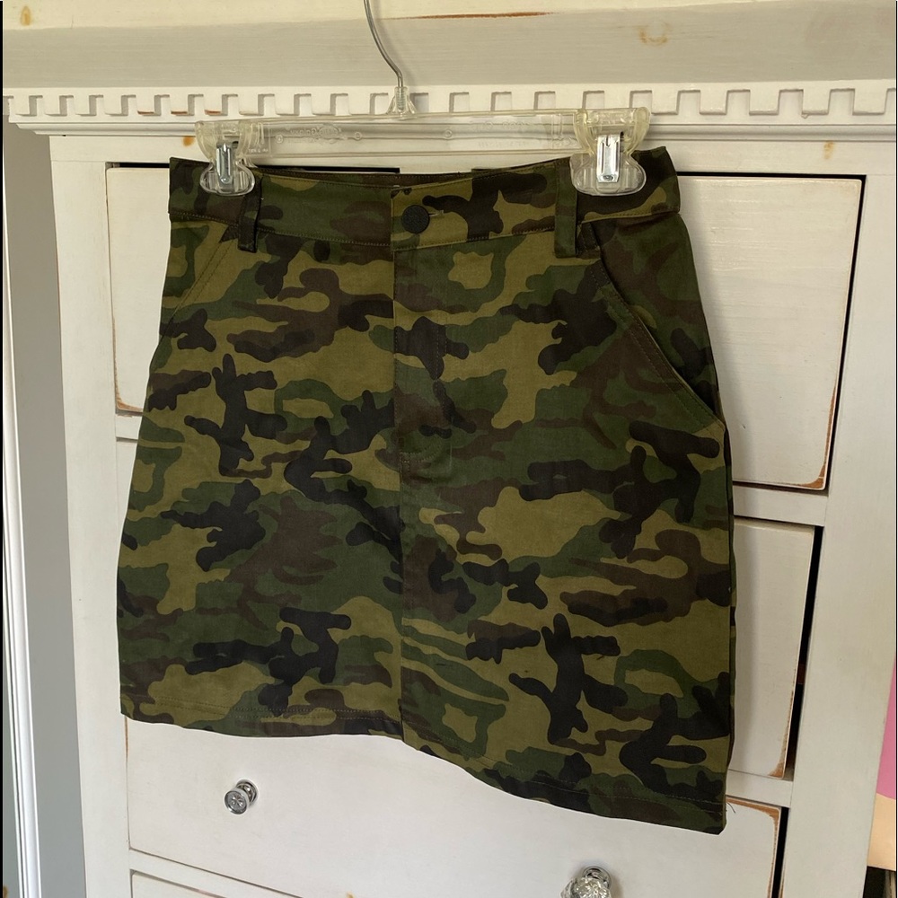 Camo Mini Skirt
